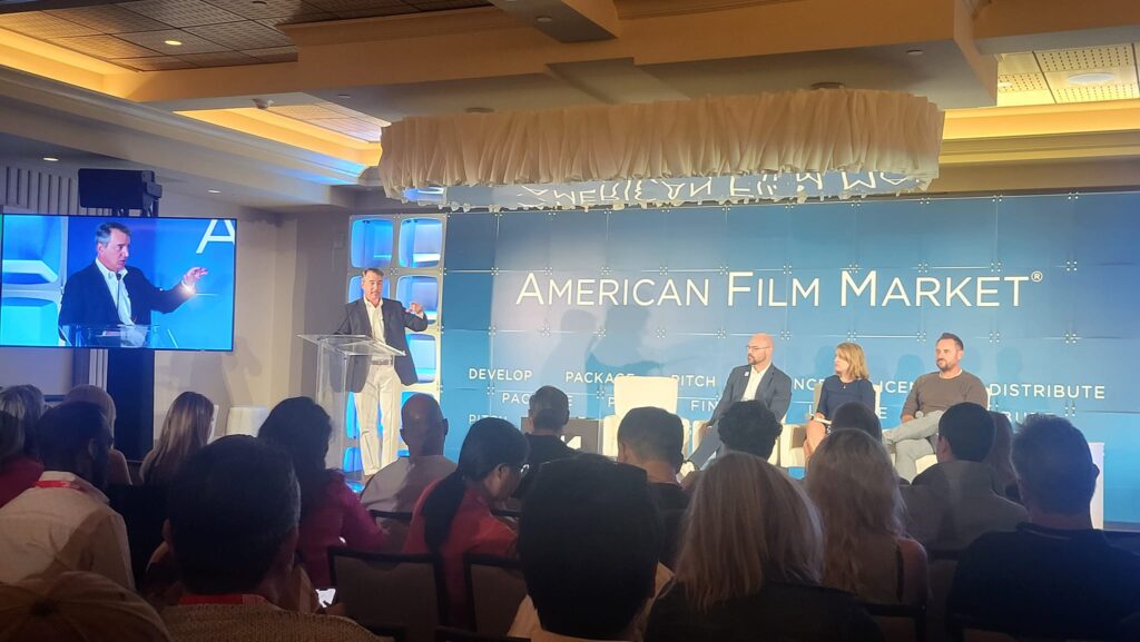 One of American Film Market Sessions in Santa Monica. Image taken by Bo Holmgreen.
