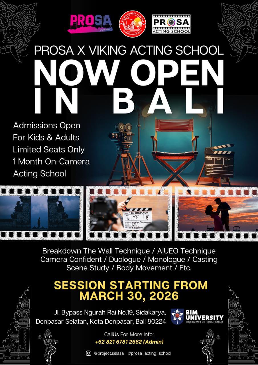 PROSA x Viking Acting School Officially Launches in Bali