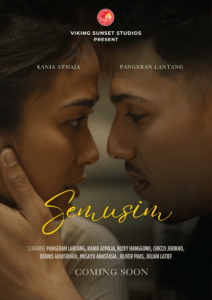 Official poster of Semusim, a 2026 drama-romance film by Viking Sunset Studios Bali