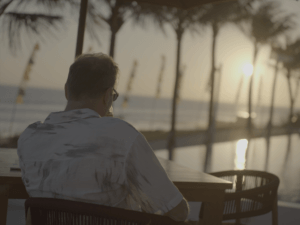 SAGA Restaurant and Bar entrance at Viking Sunset Studios, Tabanan Bali